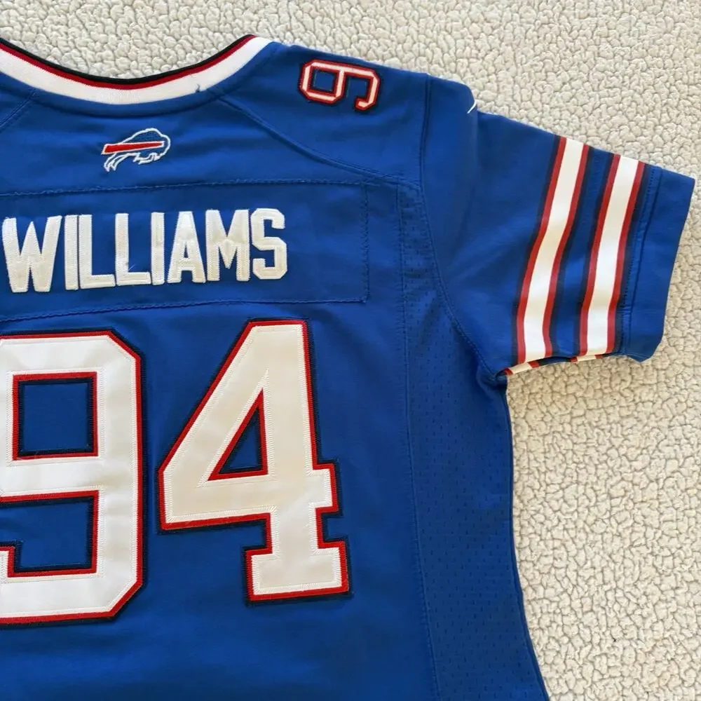 Buffalo Bills Mario Williams 94 Nike On Field NFL‎ Jersey Size L Blue